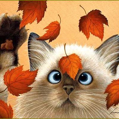Les chats par les peintres -  Lowell Herrero