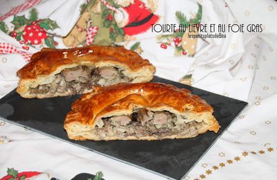 Tourte au  lièvre et au foie gras