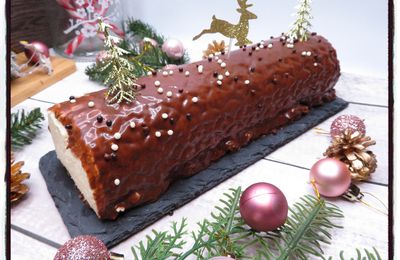 Bûche à la poire et au chocolat