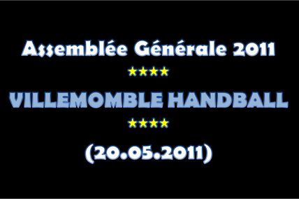 Assemblée Générale VHB 2011 (20.05.2011)