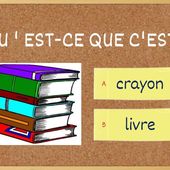 LES OBJETS DE LA CLASSE