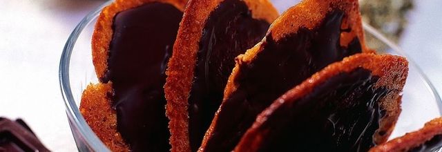 Galletas de naranja y chocolate