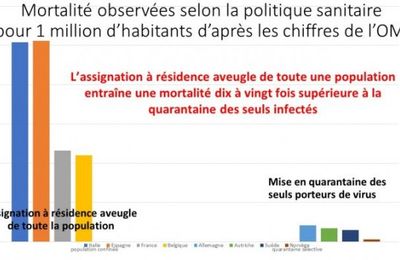 Confinement, cette mesure d’enfermement collectif est-elle efficace ? Chiffres OMS de mortalité comparés
