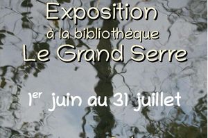 Exposition à la bibliothèque du Grand Serre : Photos Irène Dumas
