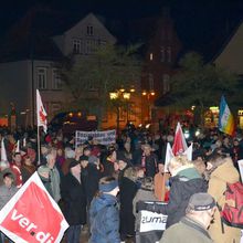 Walsrode 19.1.15 - 500 demonstrieren für "Toleranz, Vielfalt und Frieden"