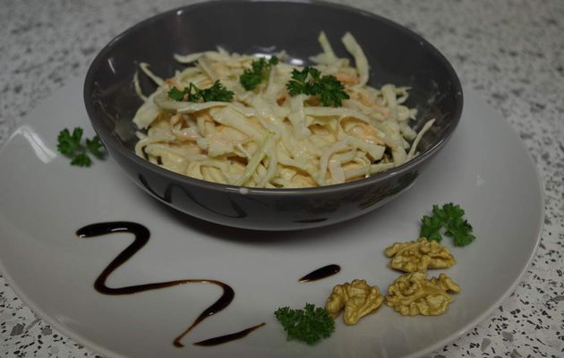 Salade légère de chou blanc 