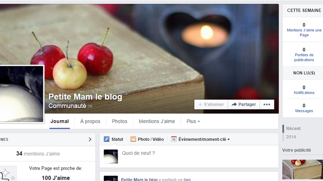 ✖ Nouvelle page Facebook ! ✖