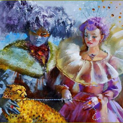 Masques - Carnaval - mardi-gras par les grands peintres  -    Oleg Chubakov - carnaval de Venise