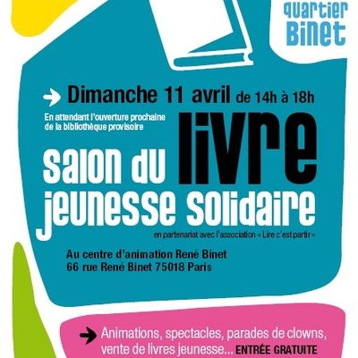 Programme du Salon du livre du dimanche 11 avril