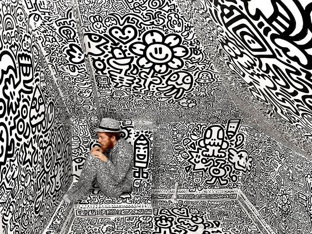 Page De Garde Cahier Art Plastique En Typographie PROJET APL 6e / DOODLE MANIAC !!! - Doltopamartsplastiques