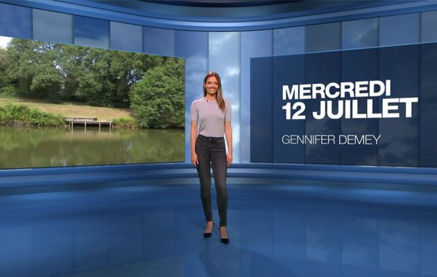 Gennifer Demey Météo M6 le 12.07.2023