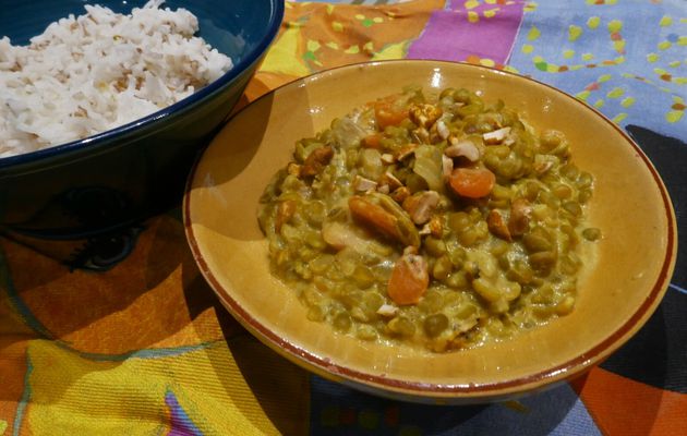 Curry de pois cassés