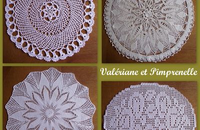 Napperons et marque-pages au crochet