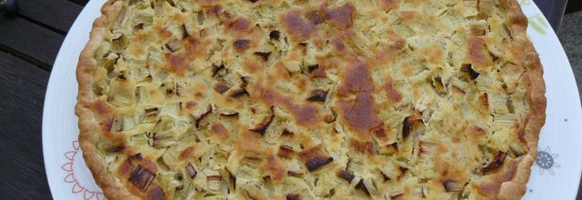 tarte à la rhubarbe