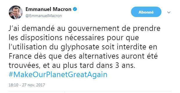 Glyphosate : Compte à rebours lancé