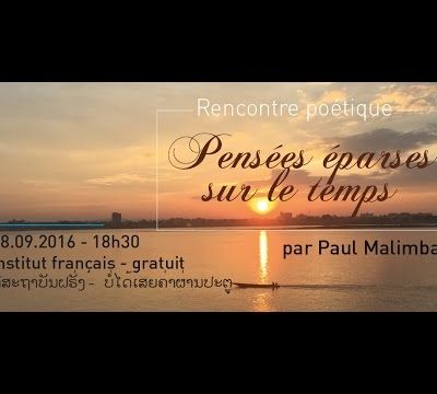 Rencontre poétique : Pensées éparses sur le temps
