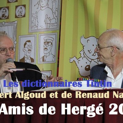 Les dictionnaires Tintin d'Albert Algoud et de Renaud Nattiez - ADH 2017