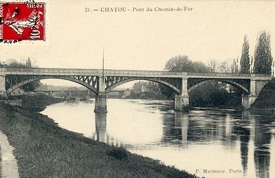 Le pont du chemin de fer à Chatou (78)