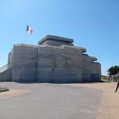 Batz sur mer. Le poste de commandement de tir 