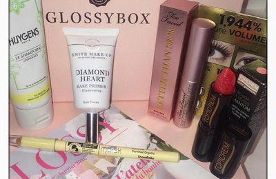 Glossybox du mois de Janvier 2016