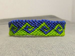 tutoriel et patron: ✨bracelet brésilien motif fresque grecque explications français✨