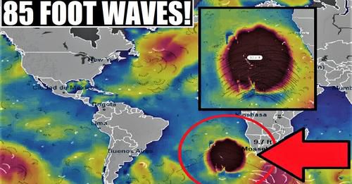 👀 Etrange anomalie océanique dans la zone autour de l'Antarctique avec d'énormes vagues