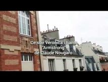 Armstrong Claude Nougaro version lyrique a capella par Veronica Antonelli Paris confinement