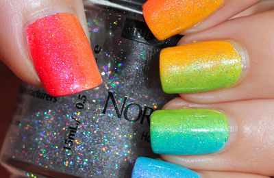 Rainbow Nails (Shleee Polish gradient)