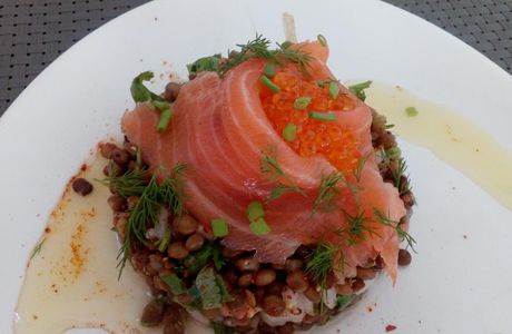 Salade de lentilles au saumon 🐟 