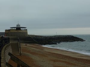 La plage de Ventnor / Playa de Ventnor