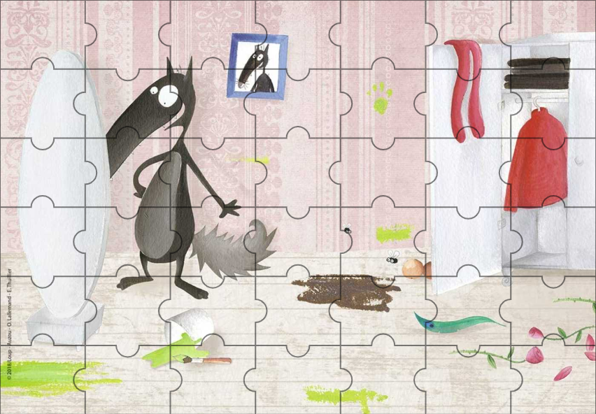 Puzzle Le Loup Qui Voulait Changer De Couleur Free Games, Activities, Puzzles, Online for kids, Preschool, Kindergarten