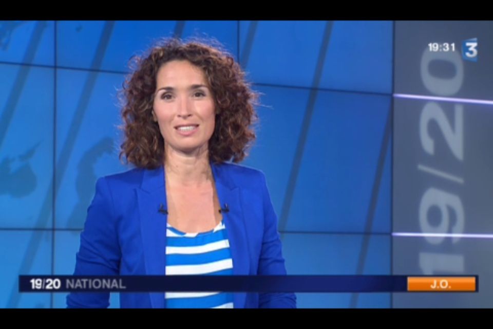 [2012 07 30] MARIE-SOPHIE LACARRAU - FRANCE 3 - LE 19-20 @19H30