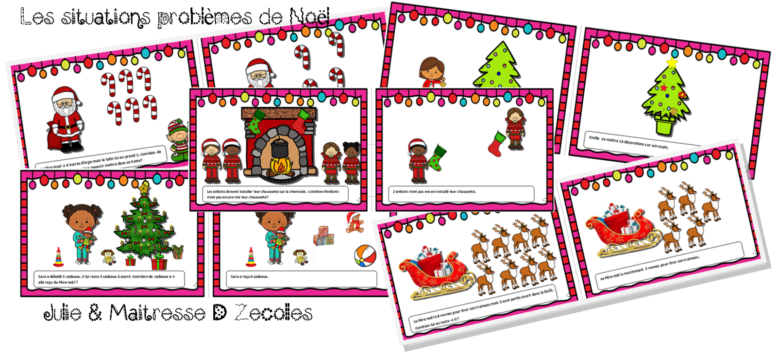 Vivant Non Vivant Ce1 Lutin Bazar Noël ; Les situations problèmes - Mes tresses D Zécolles