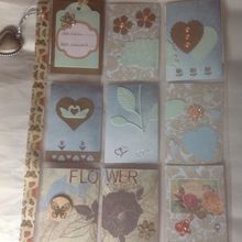 Pocket letter "Floral love swap"( thème coeurs et fleurs...)
