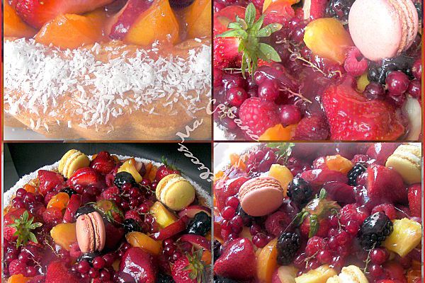 Tarte génoise aux fruits frais