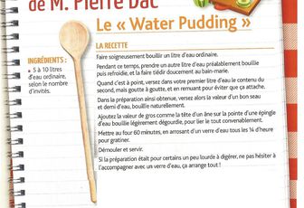 Le "WATTER PUDDING"