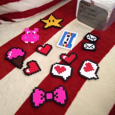 Deco et futur bijoux "pixel"