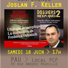 Conférence de Joslan F. Keller le 18 juin 2016