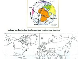 Se repérer sur la Terre : Les pôles et lignes imaginaires CM1-CM2