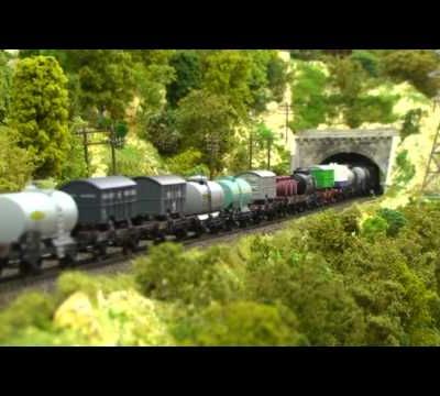 Train miniature HO Chalindrais ligne 2 (2ème réseau d'André Gay) vidéo 20