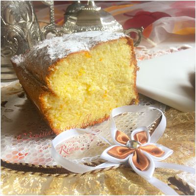 Cake au zeste de citron et d'orange