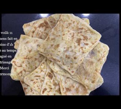 Crêpes Marocaine Msmen - Recette au Thermomix - 