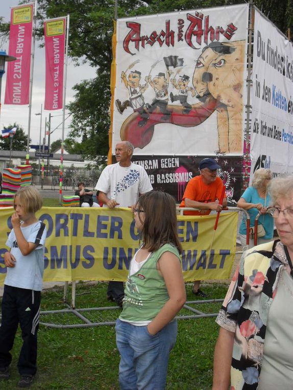 Aktionen gegen den Nazi-Aufmarsch in Bad Nenndorf am 4.8.2012