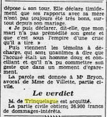Quand le baron ne supportait plus sa belle-mère
