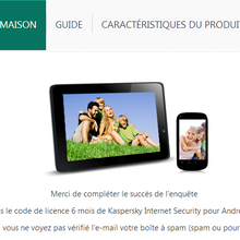 Kaspersky Internet Security pour Android ( 6 mois )