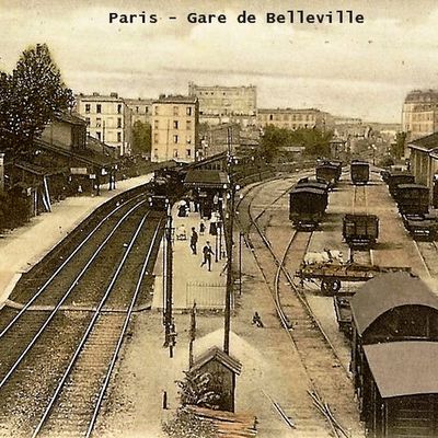 Paris petite ceinture Gare de Belleville
