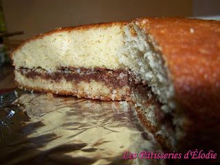 Gâteau au yaourt amande et Nutella