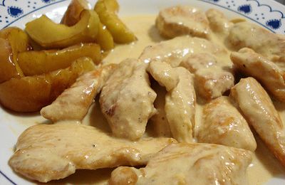 Pollo a la crema