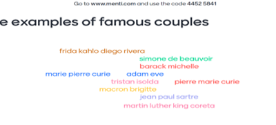 GIV Famous couples