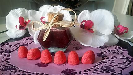 Coulis de framboise-fraises Tagada ® thermomix
